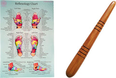CCcollections wood therapy stick tool for targeted relief and improved circulation