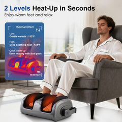 CCHYF heat pads provide warmth during calf massages