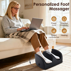 CCHYF foot massager with rollers targets feet for deep relaxation.