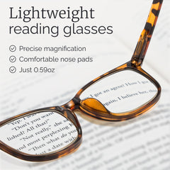 Gafas CCVOO lectura muelle flexible para ajuste cómodo.