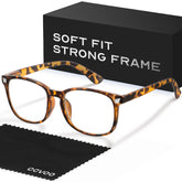 Gafas CCVOO lectura rectangulares para lectura cómoda y nítida.
