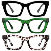 CCVOO Plus2.0 Oprah style reading glasses frame closeup for all-day comfort.