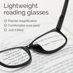 CCVOO spring hinges ensure comfortable all-day wear.