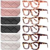 CCVOO stylish reading glasses with oversized frames for daily wear.
