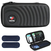 CDBXPRG estuche termo-insulina negro exterior protege insulina durante viajes.