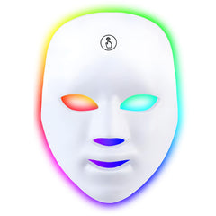CDKMAX red light therapy face mask with 7 colors for customizable at-home skincare sessions.