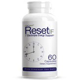 CELCLENE ResetIF energy capsules close-up highlighting electrolyte balance for active days