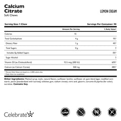 Celebrate Bariatric vitamin D3 500 IU soft chew aids absorption without fat for post-surgery nutrition