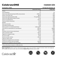 Packaging image of Celebrate ONE chews with iron-free formula for bariatric patients