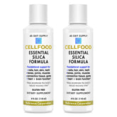 Cellfood Essential Silica bottle pour, easy daily liquid intake for minerals.