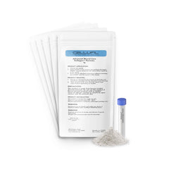 Celluheal Cellufil collagen powder visual highlights easy, bioavailable wound care application.