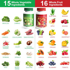 Close-up of Centrum capsules highlighting natural fruit and veggie sources