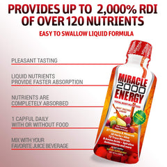 Century Systems Miracle 2000 glass with daily dose: simple routine to fuel your day.