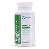 Cerule StemEnhance Ultra bottle cap close-up for reliable dosing and freshness