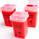 CHANGTIKEJI red sharps container front view for safe home disposal