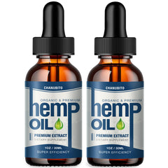 CHANUBITO hemp oil organic high potency bottle for daily mood support