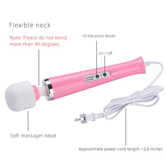 CHARMING removable soft head pink, simple cleaning after sessions