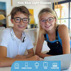 CHEERS DEVICES kids blue light glasses, close-up of lightweight frame