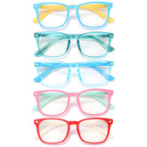 CHEERS DEVICES blue light glasses for kids front view reduces screen glare during homework