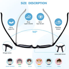 CHEERS DEVICES unbreakable frame kids glasses, durable design in action