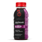 Cheribundi Sleep bottle being poured, hinting at restful nights and recovery routines.