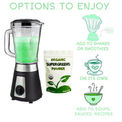 Chérie Sweet Heart blend of wheat grass, kale, moringa, spirulina for vibrant color.