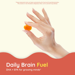 CHILDLIFE ESSENTIALS bottle label shows DHA, EPA, Choline and Vitamin D3