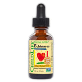 CHILDLIFE ESSENTIALS Echinacea for Kids drops bottle highlights gentle immune support for babies and children.
