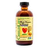 CHILDLIFE ESSENTIALS Kids multivitamin bottle for daily growth and nutrient intake.