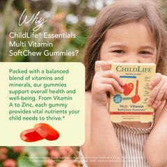 CHILDLIFE ESSENTIALS Kids Multivitamin SoftChew child enjoying flavor