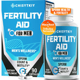 Chisytkiy male fertility bottle with 90 capsules supporting daily reproductive wellness