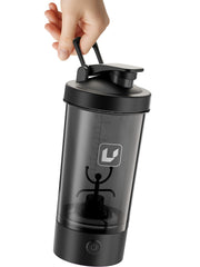 Cholas electric shaker bottle compact design fits bags and travel.