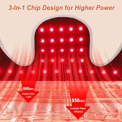 Cholas belt offers 3 modes and 5 brightness levels for customization