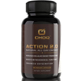 CHOQ Action 2.0 bottle pour supports sustained energy and smooth circulation