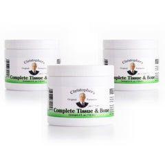 Christopher's Original Formulas tissue and bone ointment tube for targeted joint relief.