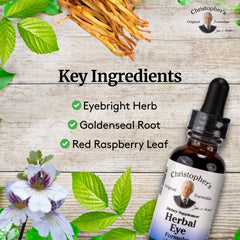 Christopher's Original Formulas eyebright travel-size bottle for convenient eye care.