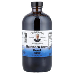 Christopher's Original Formulas Hawthorn Syrup bottle for daily wellness routines.
