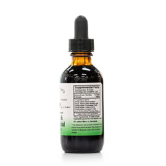 Close-up of the Lung & Bronchial Formula label highlighting premium herbal ingredients.