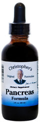 Christopher's Pancreas Formula bottle with dropper for easy daily dosing