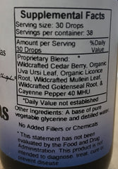 Christopher's Pancreas Formula label close-up for natural plant ingredients supporting digestion