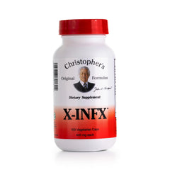 Christopher's Original Formulas X-INFX bottle front view, highlighting natural immune support.