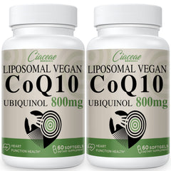 Ciaceae Liposomal CoQ10 800mg bottle on shelf for daily wellness routine