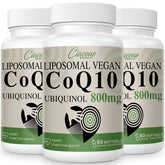 Ciaceae Liposomal CoQ10 800mg softgel bottle highlighting high-absorption delivery