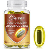 Ciaceae ubiquinol CoQ10 softgel bottle for daily energy support.