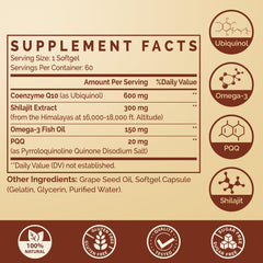 Ciaceae ubiquinol CoQ10 softgel close-up features shiny capsule for easy daily use.