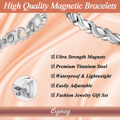 Cigmag sizing tool included for quick bracelet resizing.
