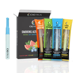 Cigtrus quit-smoking aid smokeless inhaler compact for discreet on-the-go use.