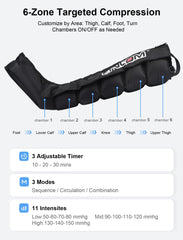 CinCOM boot foot area provides soothing pressure to ease fatigue.