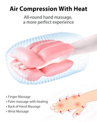 CINCOM cordless rechargeable hand massager held for convenient use.
