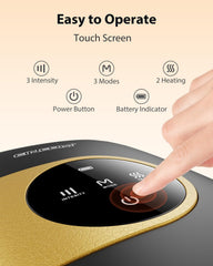 CINCOM massager touch screen controls for easy customization